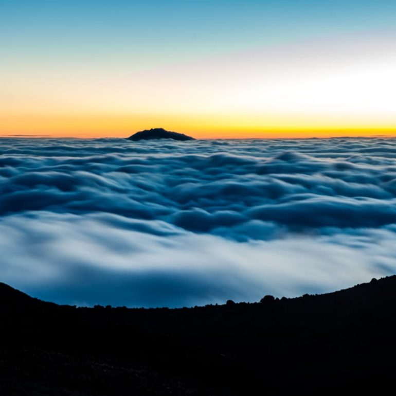 Last light over Meru Kilimanjaro National Park 5616 x 3744